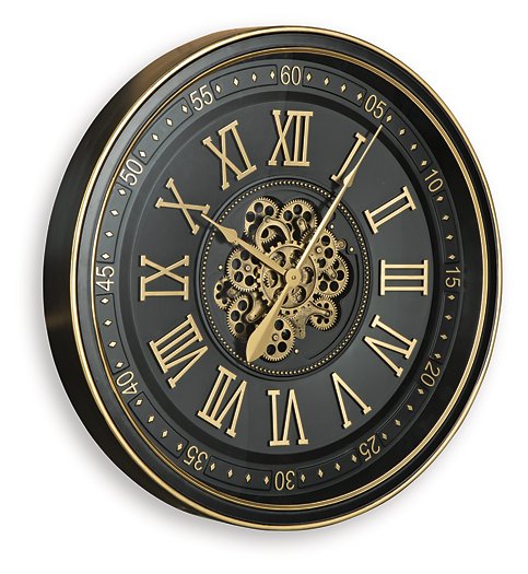 Dairton Wall Clock - Golden Home Furniture (Columbus, OH) - Multi Location