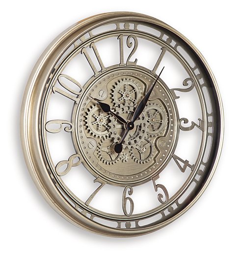 Gilover Wall Clock - Golden Home Furniture (Columbus, OH) - Multi Location