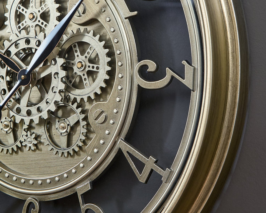 Gilover Wall Clock - Golden Home Furniture (Columbus, OH) - Multi Location