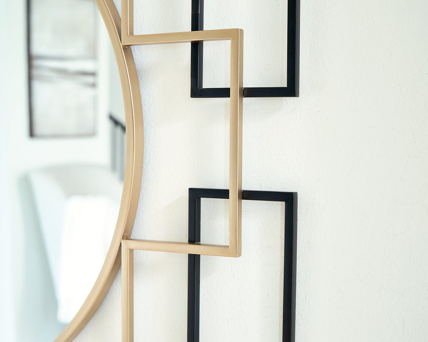 Oceanal Accent Mirror - Golden Home Furniture 