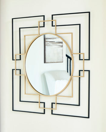 Oceanal Accent Mirror - Golden Home Furniture 