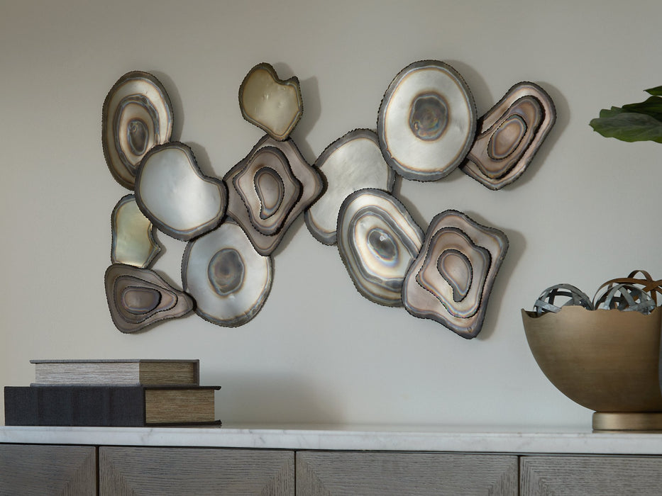 Worthman Wall Decor (Set of 2) - Golden Home Furniture (Columbus, OH) - Multi Location