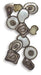 Worthman Wall Decor (Set of 2) - Golden Home Furniture (Columbus, OH) - Multi Location