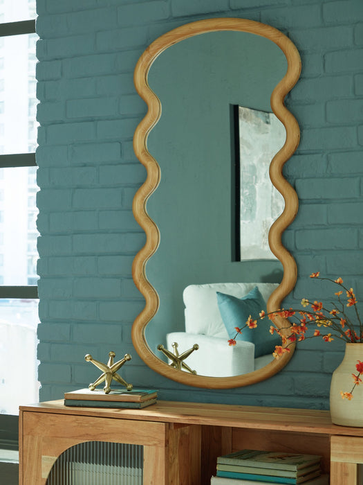 Serendis Accent Mirror - Golden Home Furniture 
