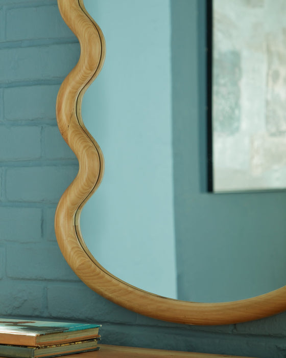 Serendis Accent Mirror - Golden Home Furniture 