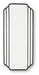 Antigone Floor Mirror - Golden Home Furniture 