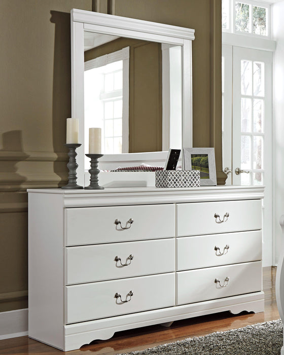 Anarasia Dresser and Mirror - Golden Home Furniture 