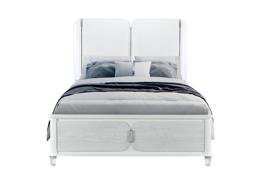 Apollo Grey Bed - Golden Home Furniture (Columbus, OH) - Multi Location