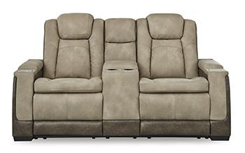 Next-Gen DuraPella Power Reclining Loveseat with Console - Golden Home Furniture (Columbus, OH) - Multi Location