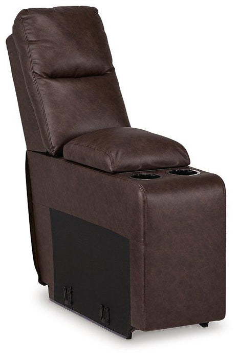 Punch Up Power Reclining Sectional Loveseat with Console - Golden Home Furniture 