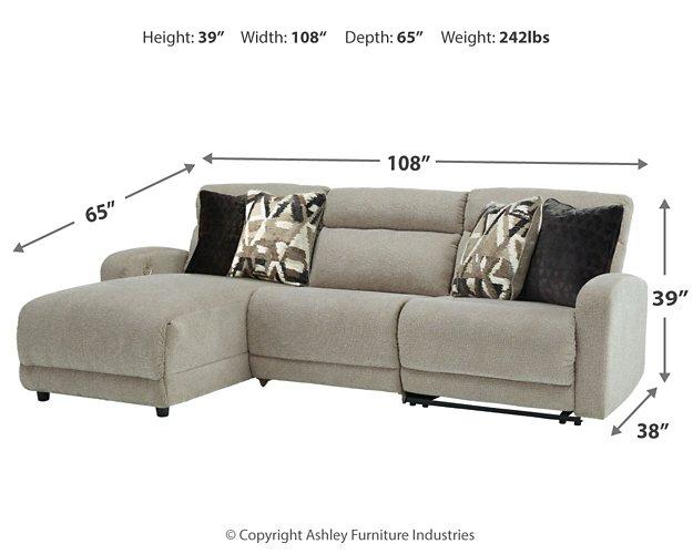 Colleyville Power Reclining Sectional with Chaise - Golden Home Furniture (Columbus, OH) - Multi Location