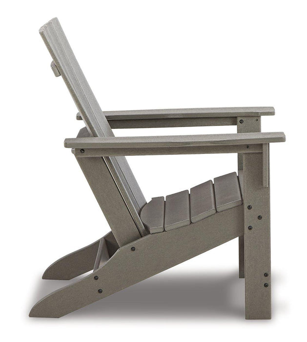 Visola Outdoor Adirondack Chair Set with End Table - Golden Home Furniture (Columbus, OH) - Multi Location