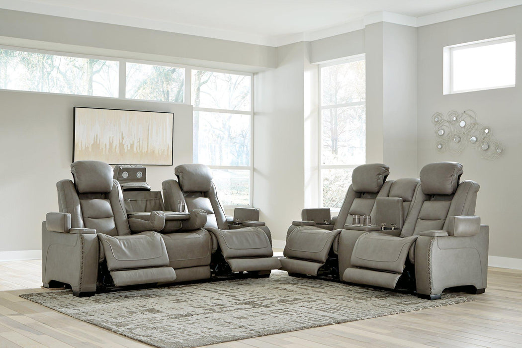 The Man-Den Living Room Set - Golden Home Furniture (Columbus, OH) - Multi Location