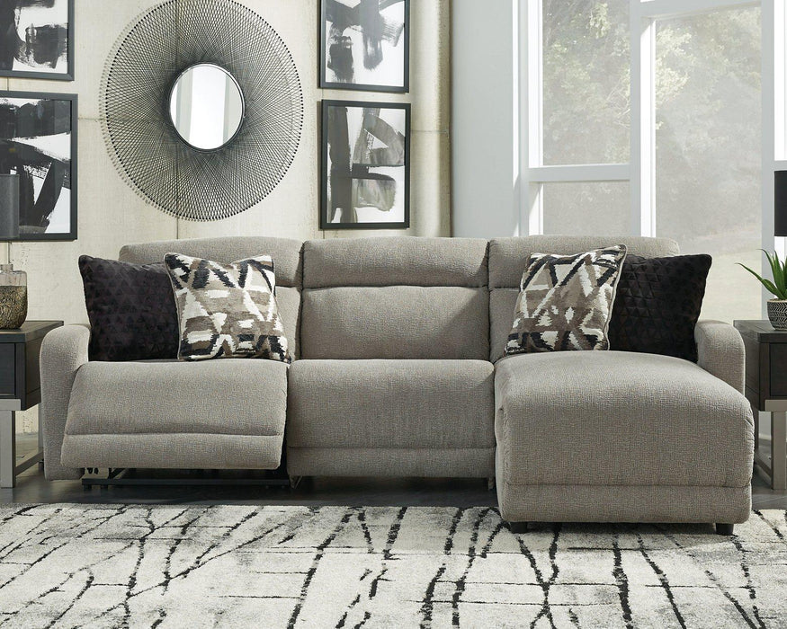 Colleyville Power Reclining Sectional with Chaise - Golden Home Furniture (Columbus, OH) - Multi Location