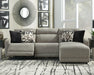 Colleyville Power Reclining Sectional with Chaise - Golden Home Furniture (Columbus, OH) - Multi Location