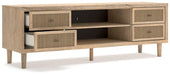 Cielden 72" TV Stand with Electric Fireplace - Golden Home Furniture (Columbus, OH) - Multi Location