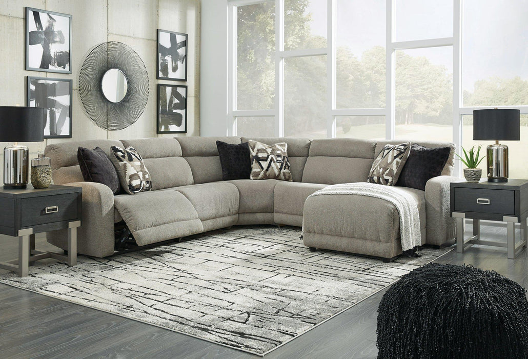 Colleyville Power Reclining Sectional with Chaise - Golden Home Furniture (Columbus, OH) - Multi Location