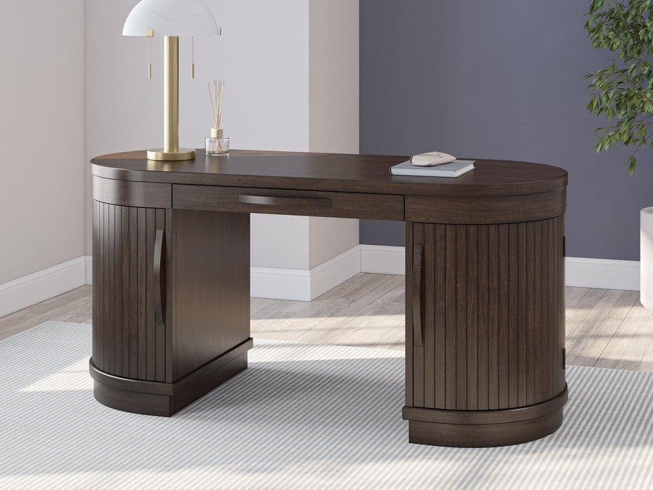 Korestone Home Office Set - Golden Home Furniture (Columbus, OH) - Multi Location