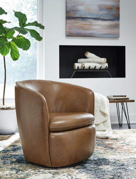 Kierreys Swivel Accent Chair - Golden Home Furniture 