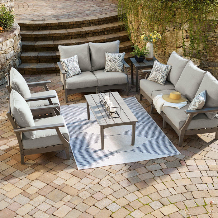 Visola Outdoor Sofa and Loveseat Set - Golden Home Furniture (Columbus, OH) - Multi Location
