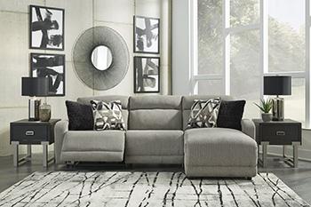 Colleyville Power Reclining Sectional with Chaise - Golden Home Furniture (Columbus, OH) - Multi Location