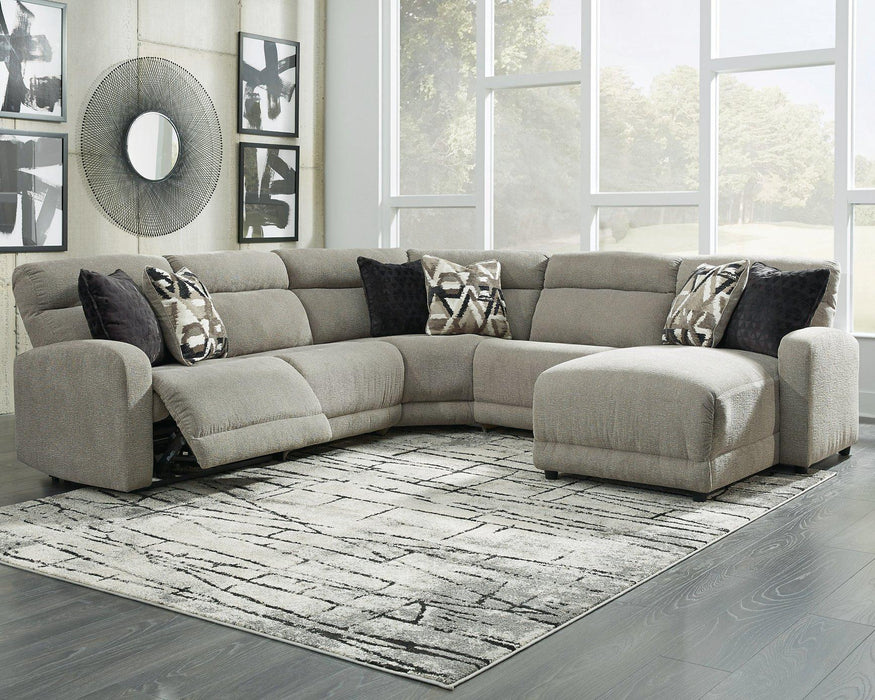 Colleyville Power Reclining Sectional with Chaise - Golden Home Furniture (Columbus, OH) - Multi Location