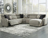 Colleyville Power Reclining Sectional with Chaise - Golden Home Furniture (Columbus, OH) - Multi Location