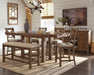 Moriville Counter Height Dining Set - Golden Home Furniture (Columbus, OH) - Multi Location