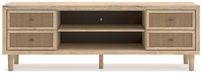 Cielden 72" TV Stand with Electric Fireplace - Golden Home Furniture (Columbus, OH) - Multi Location