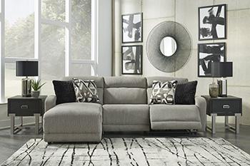 Colleyville Power Reclining Sectional with Chaise - Golden Home Furniture (Columbus, OH) - Multi Location