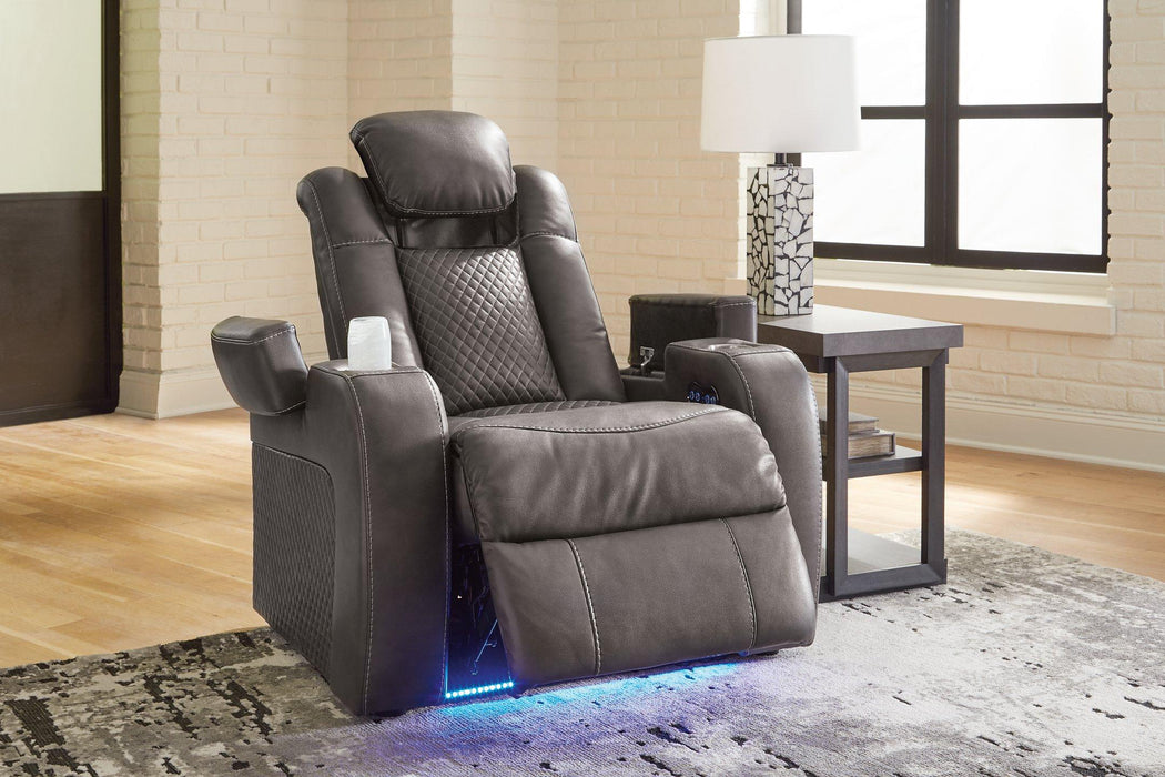Fyne-Dyme Power Recliner - Golden Home Furniture (Columbus, OH) - Multi Location
