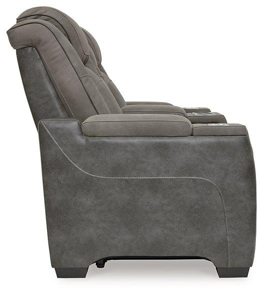 Next-Gen DuraPella Power Reclining Loveseat with Console - Golden Home Furniture (Columbus, OH) - Multi Location