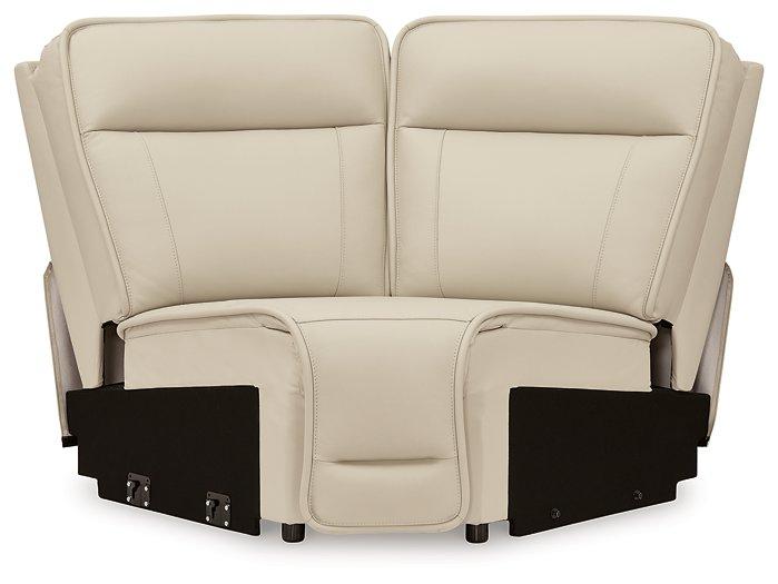 Double Deal Reclining Sectional with Console - Golden Home Furniture (Columbus, OH) - Multi Location