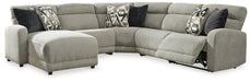 Colleyville Power Reclining Sectional with Chaise - Golden Home Furniture (Columbus, OH) - Multi Location
