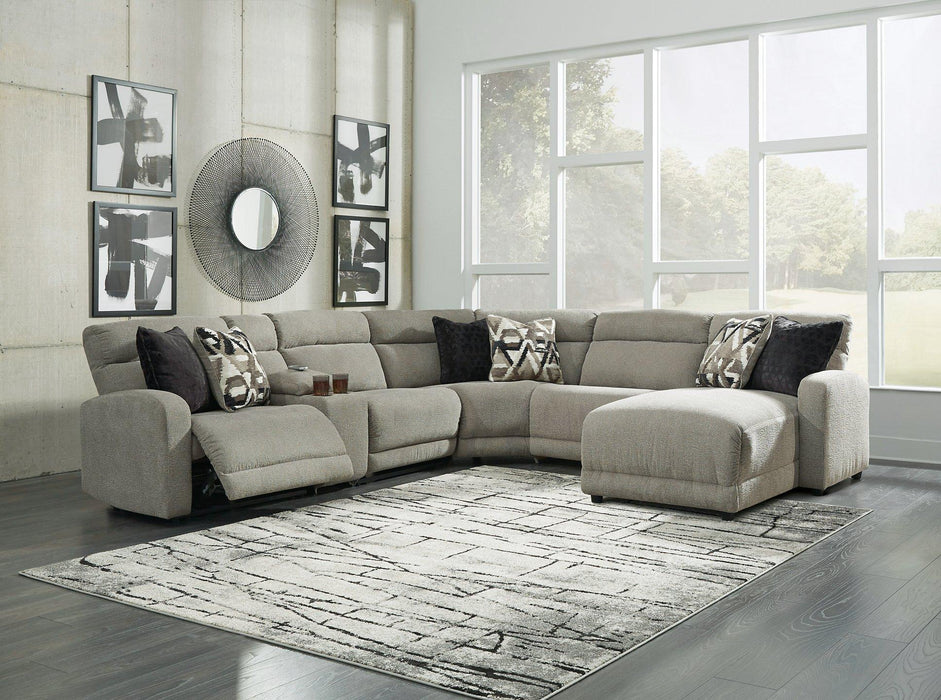 Colleyville Power Reclining Sectional with Chaise - Golden Home Furniture (Columbus, OH) - Multi Location