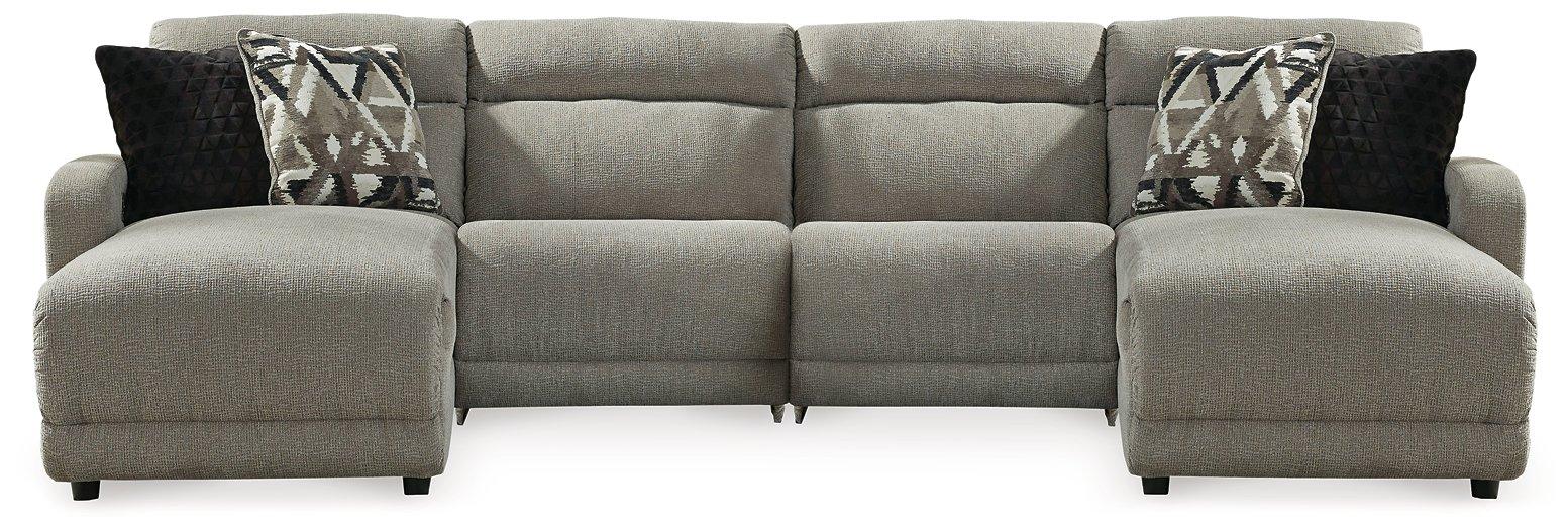 Colleyville Power Reclining Sectional with Chaise - Golden Home Furniture (Columbus, OH) - Multi Location