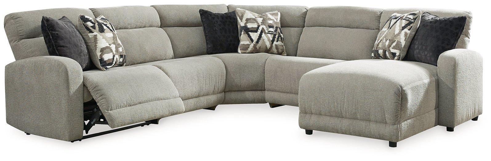 Colleyville Power Reclining Sectional with Chaise - Golden Home Furniture (Columbus, OH) - Multi Location