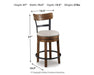 Valebeck Counter Height Bar Stool - Golden Home Furniture 