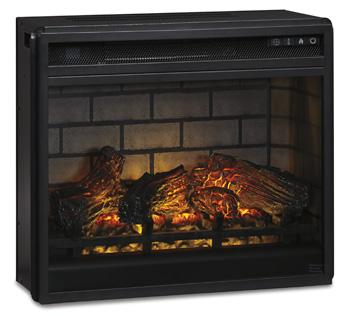 Wildenauer 76" TV Stand with Electric Fireplace - Golden Home Furniture 