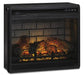 Wildenauer 76" TV Stand with Electric Fireplace - Golden Home Furniture 