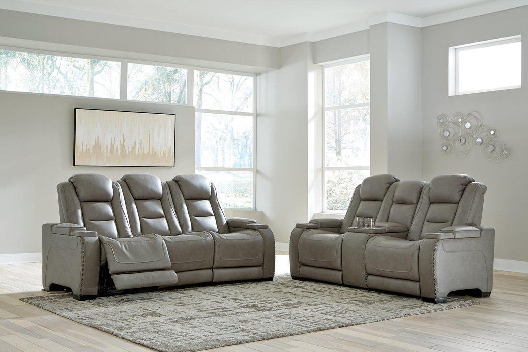 The Man-Den Living Room Set - Golden Home Furniture (Columbus, OH) - Multi Location