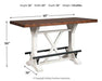 Valebeck Counter Height Dining Table - Golden Home Furniture (Columbus, OH) - Multi Location