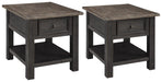 Tyler Creek End Table Set - Golden Home Furniture (Columbus, OH) - Multi Location