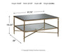 Cloverty Occasional Table Set - Golden Home Furniture (Columbus, OH) - Multi Location