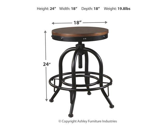 Valebeck Counter Height Bar Stool - Golden Home Furniture 