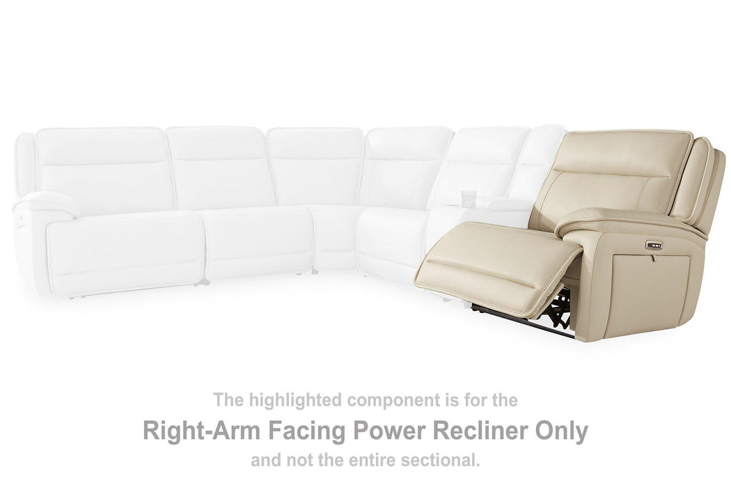 Double Deal Reclining Sectional with Console - Golden Home Furniture (Columbus, OH) - Multi Location