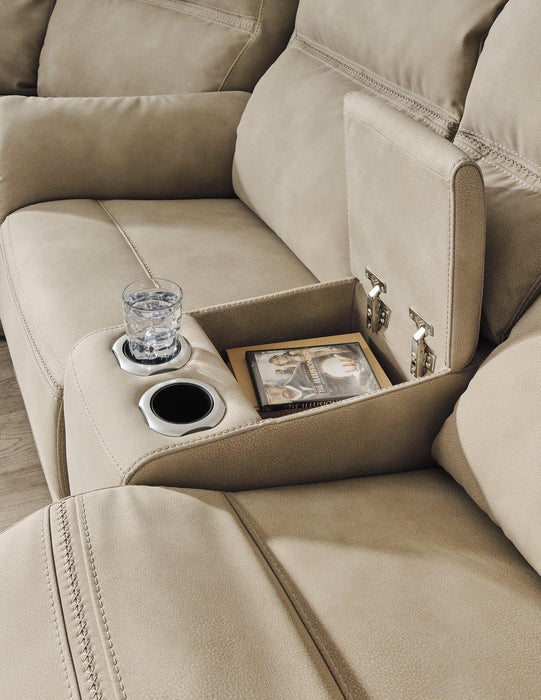 Next-Gen DuraPella Power Reclining Loveseat with Console - Golden Home Furniture (Columbus, OH) - Multi Location
