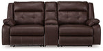 Punch Up Power Reclining Sectional Loveseat with Console - Golden Home Furniture 