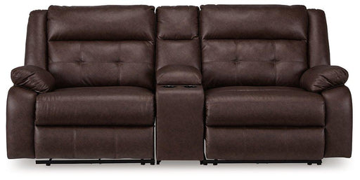 Punch Up Power Reclining Sectional Loveseat with Console - Golden Home Furniture 