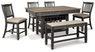Tyler Creek Counter Height Dining Set - Golden Home Furniture (Columbus, OH) - Multi Location
